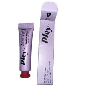 Pley Cream Blush Festival Flush Lip Cheek Tint Pink Agave Full Size New In Box